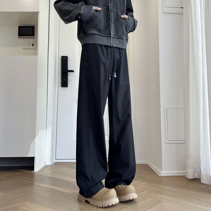 Mimx Homme Casual Pants Unisex Black-3