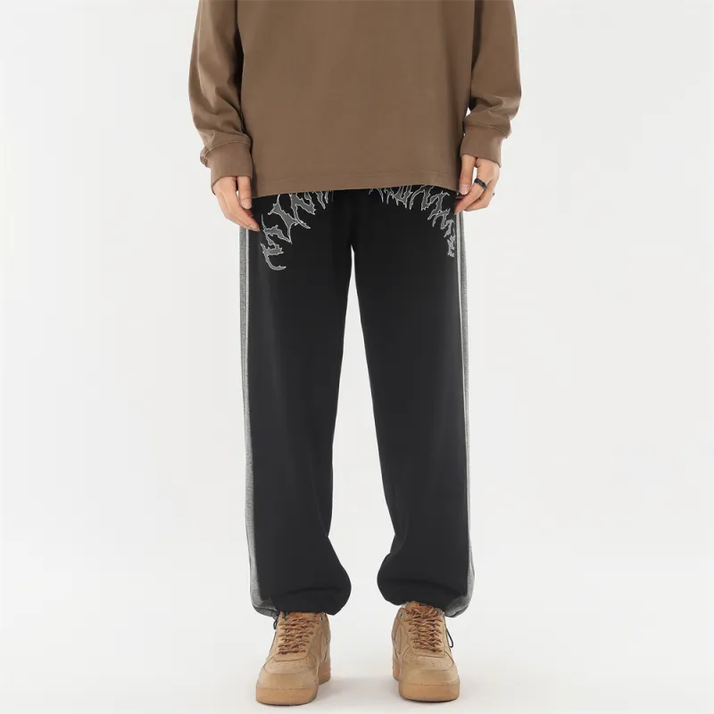 Mimx Homme Casual Pants Unisex Black-3