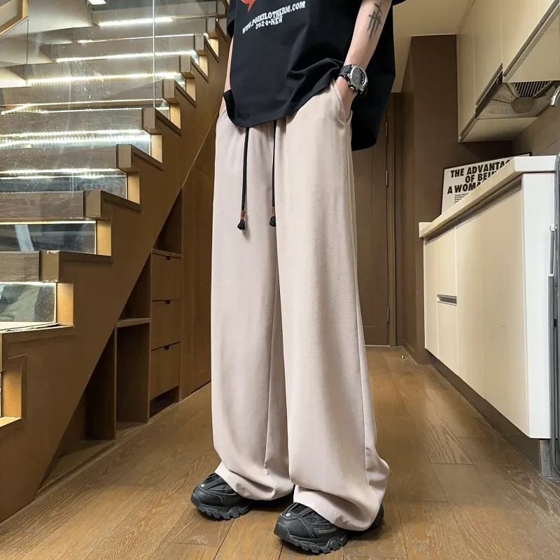 Mimx Homme Casual Pants Unisex Black-8