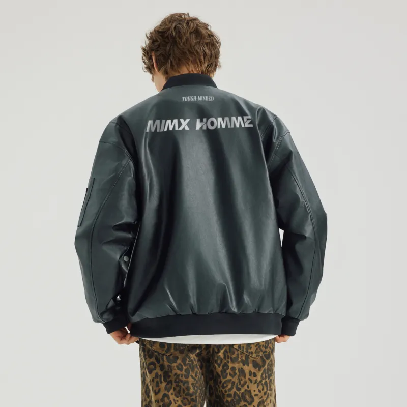 Mimx Homme Leather Jacket Unisex-3