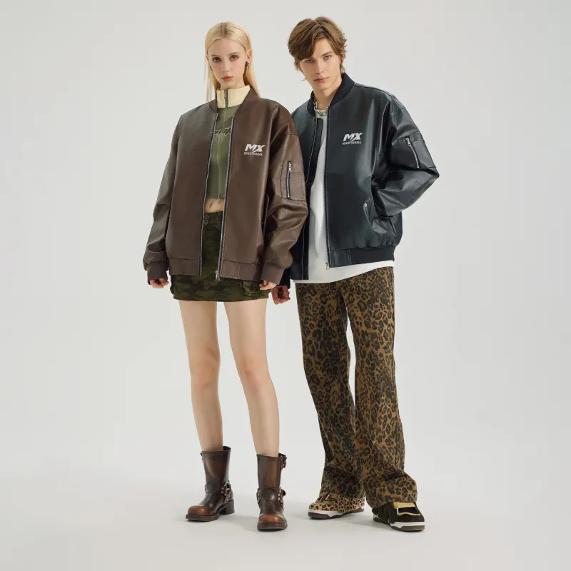 Mimx Homme Leather Jacket Unisex-17