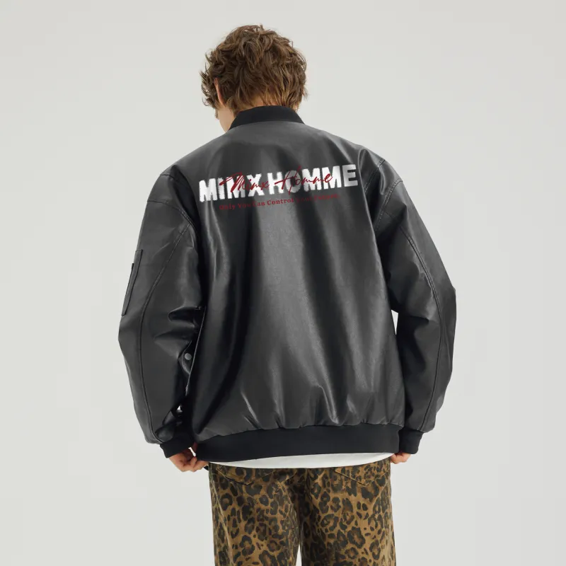 Mimx Homme Leather Jacket Unisex-3