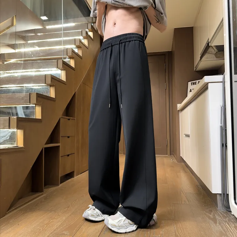 Mimx Homme Casual Pants Unisex Black-2