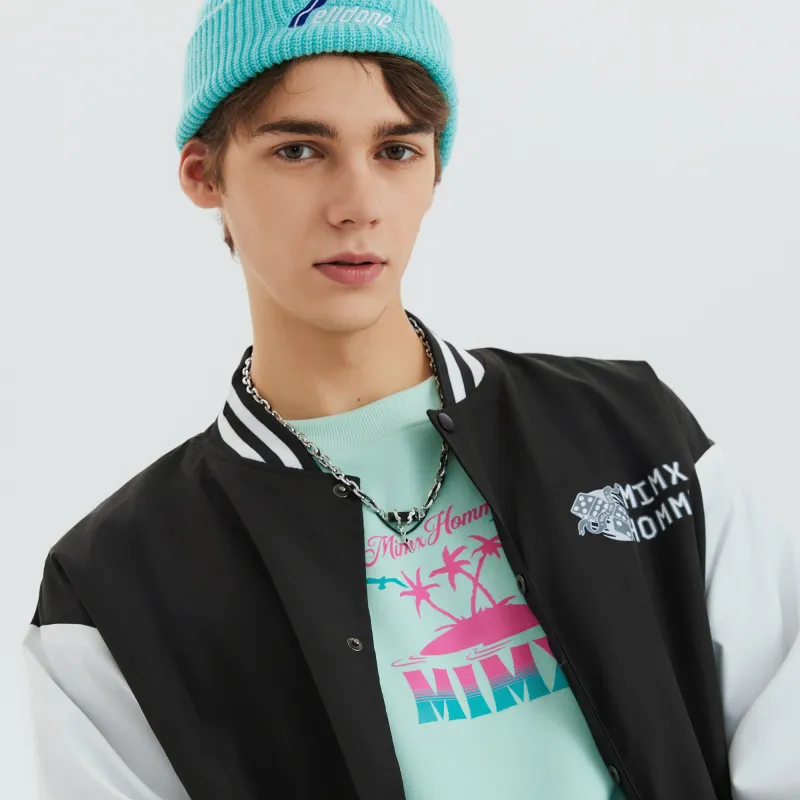 Mimx Homme Baseball Jacket Unisex-4