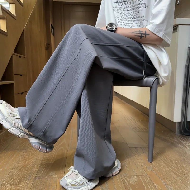 Mimx Homme Casual Pants Unisex Black-12