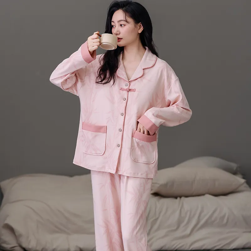 Pretty Lady Pajama Set Women's Dusty Pink-1