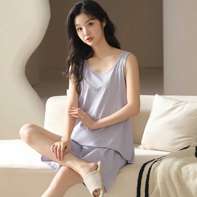 Pretty lady Women's Pajama Sets-4