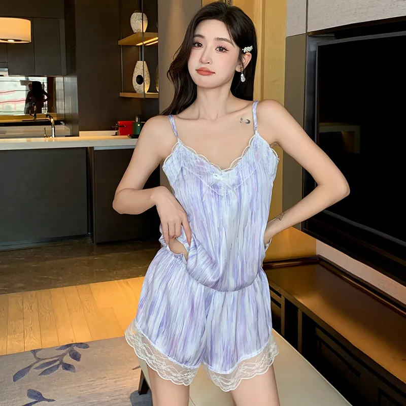 Pretty lady Women's Pajama Sets-3