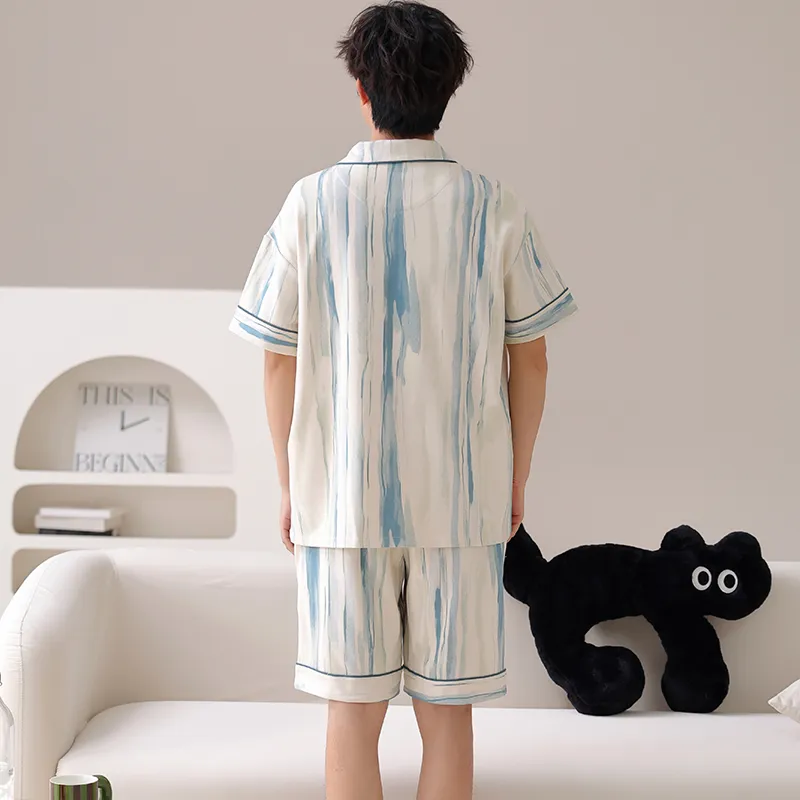 Pretty lady Men Pajama Sets-4