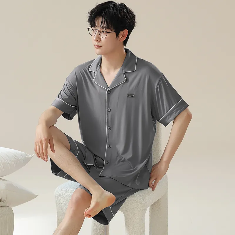 Pretty lady Men Pajama Sets-3