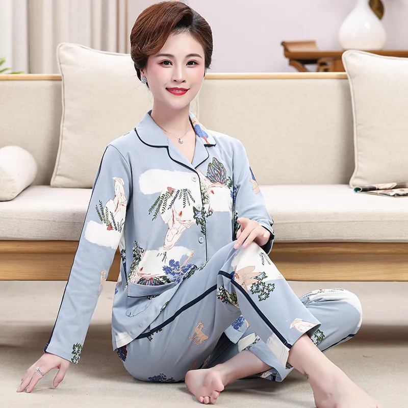 Pretty lady Women's Pajama Sets-16