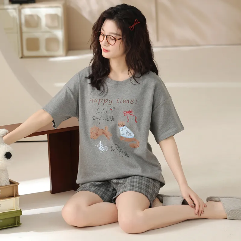 Pretty lady Women's Pajama Sets-3
