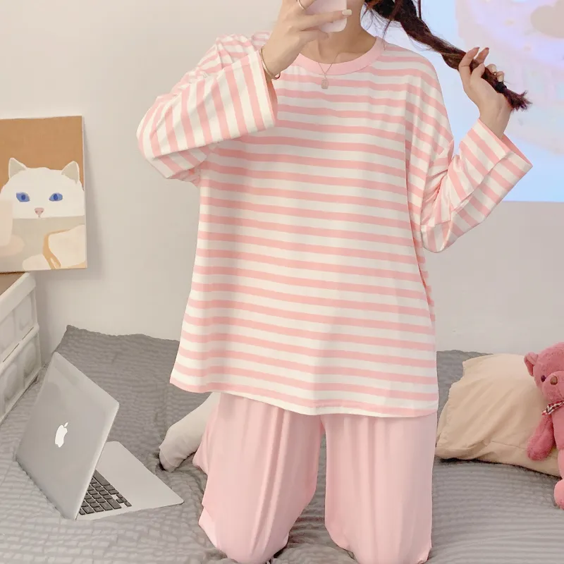 Pretty lady Women's Pajama Sets-29