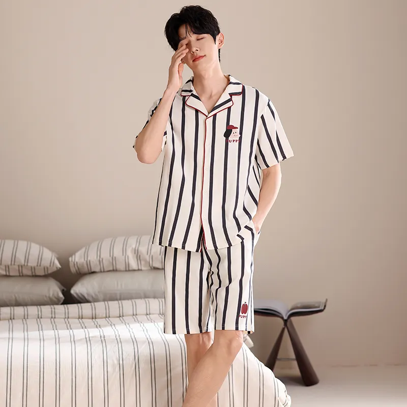 Pretty lady Men Pajama Sets-4