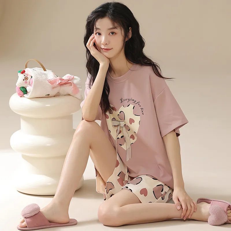 Pretty lady Women's Pajama Sets-2