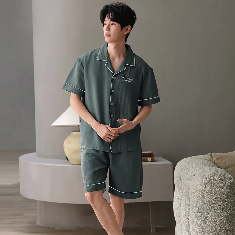 Pretty lady Men Pajama Sets-3