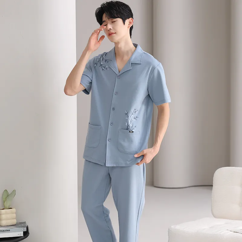 Pretty lady Men Pajama Sets-3