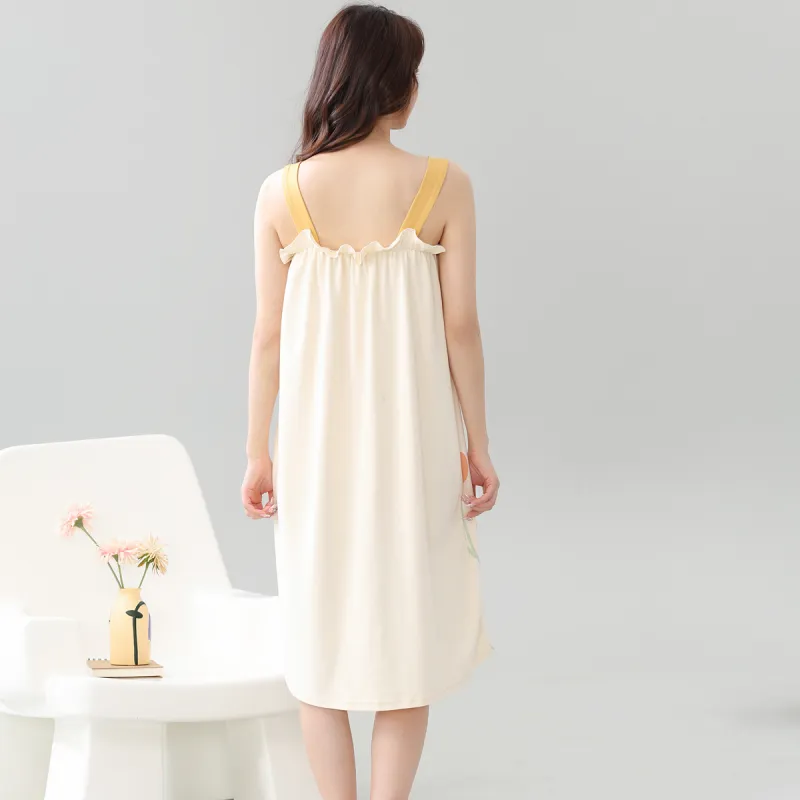Pretty Lady Nightgown Women's Apricot-1
