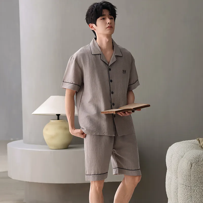 Pretty lady Men Pajama Sets-4