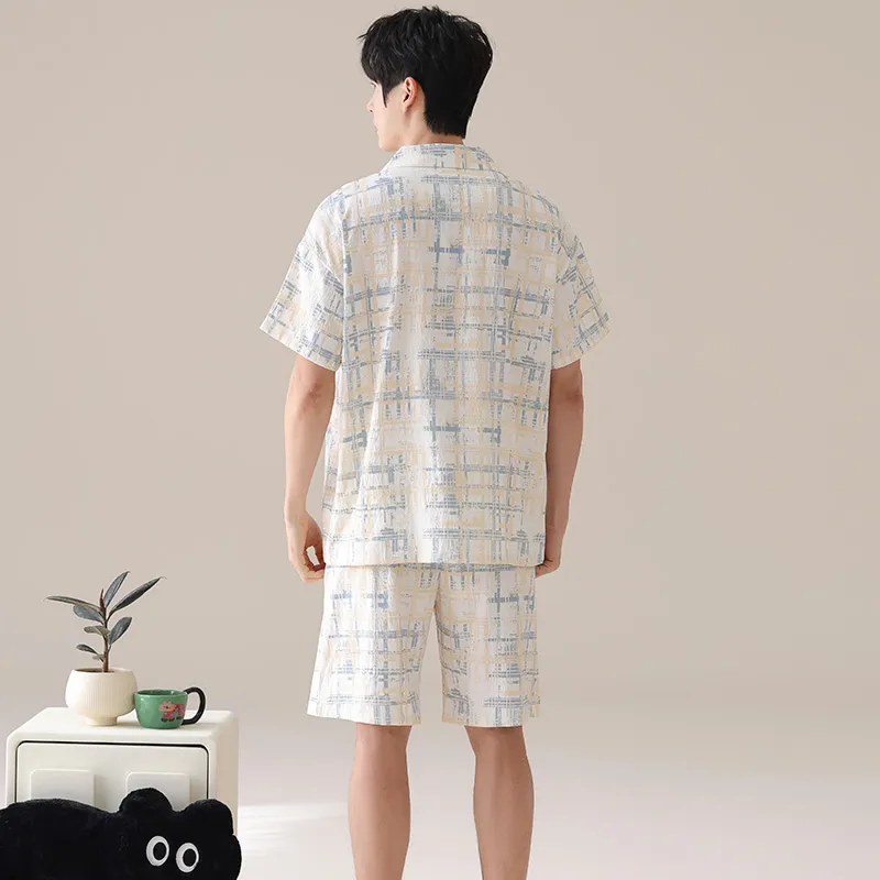 Pretty lady Men Pajama Sets-3