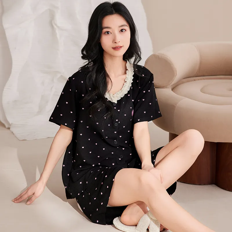 Pretty lady Women's Pajama Sets-3