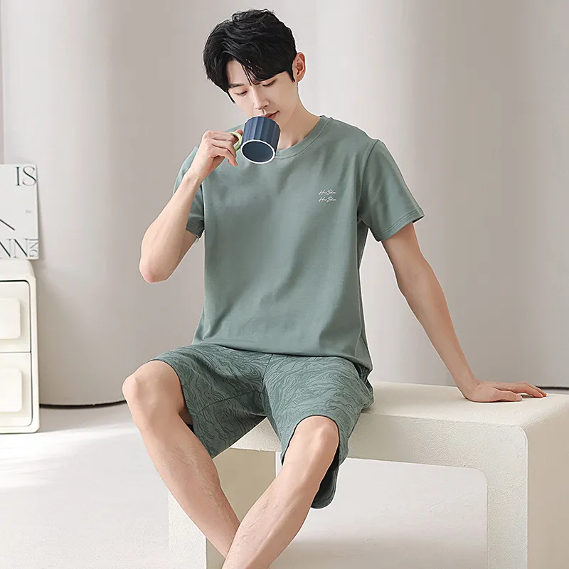 Pretty lady Men Pajama Sets-5