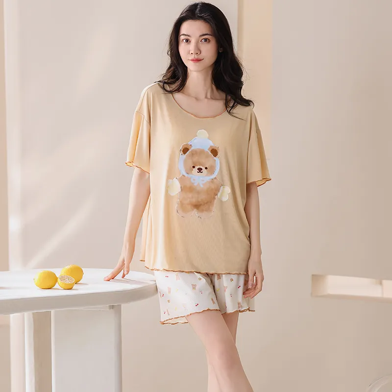 Pretty lady Women's Pajama Sets-5