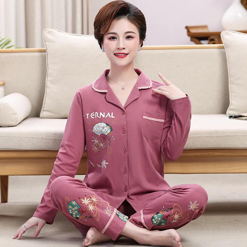 Pretty lady Women's Pajama Sets-11