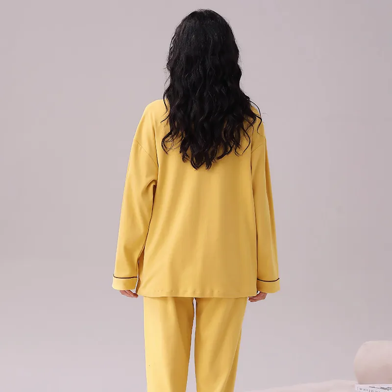 Pretty Lady Home Suit Women's Yellow-1