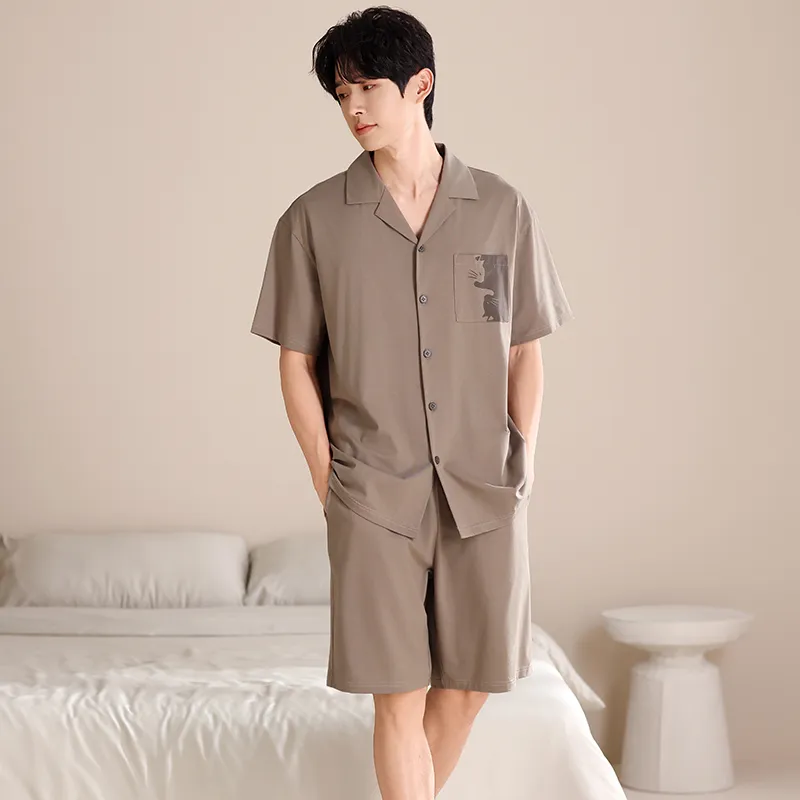 Pretty lady Men Pajama Sets-3