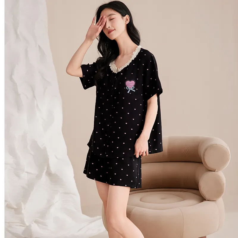 Pretty lady Women's Pajama Sets-5