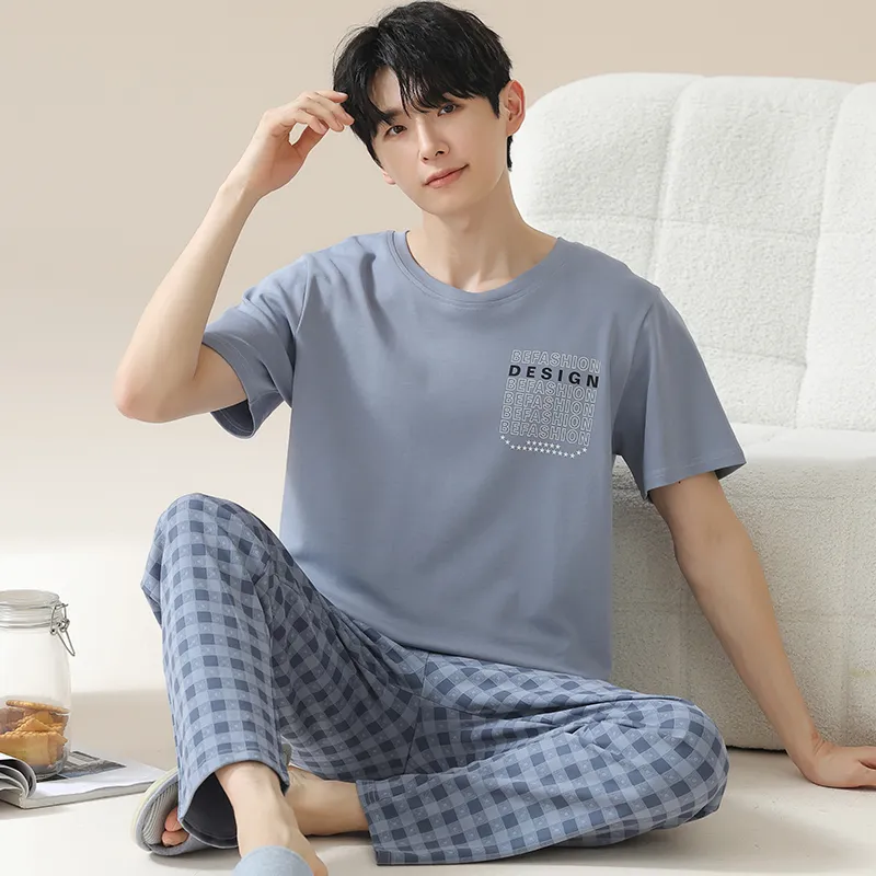 Pretty lady Men Pajama Sets-1