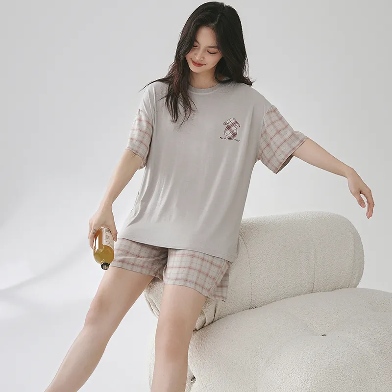 Pretty lady Women's Pajama Sets-4