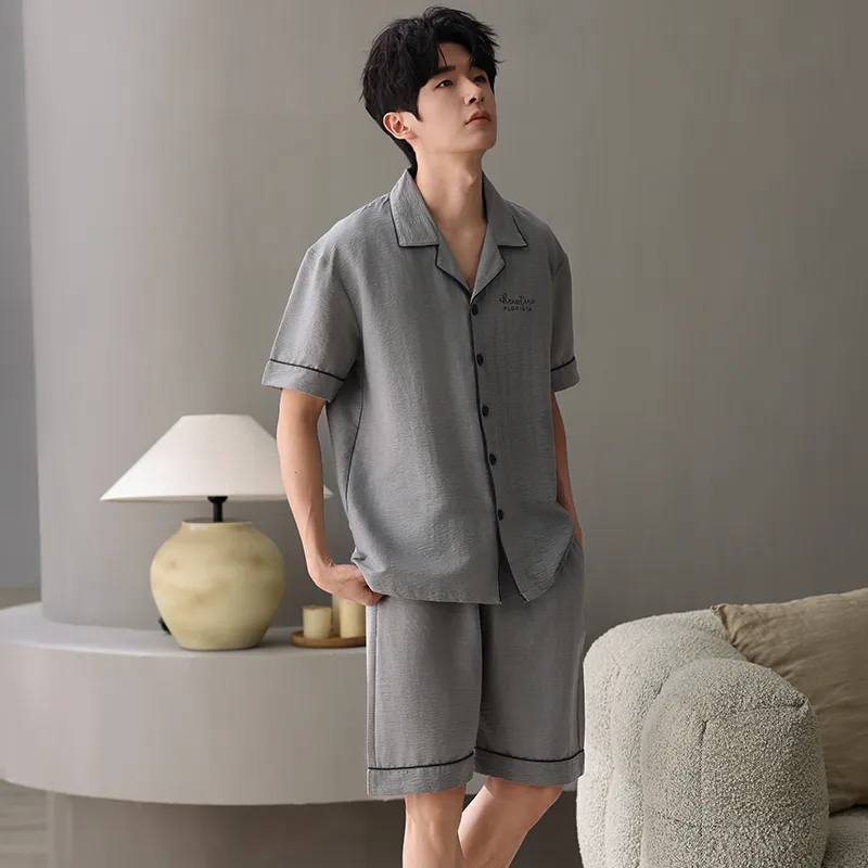 Pretty lady Men Pajama Sets-4