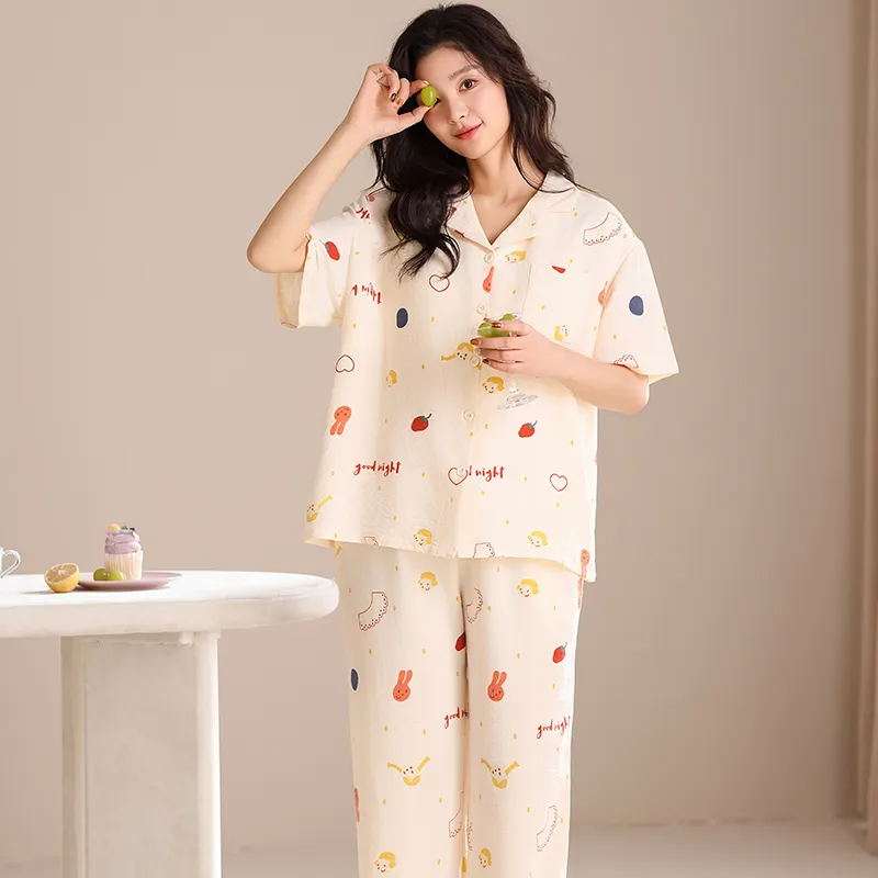 Pretty lady Women's Pajama Sets-4