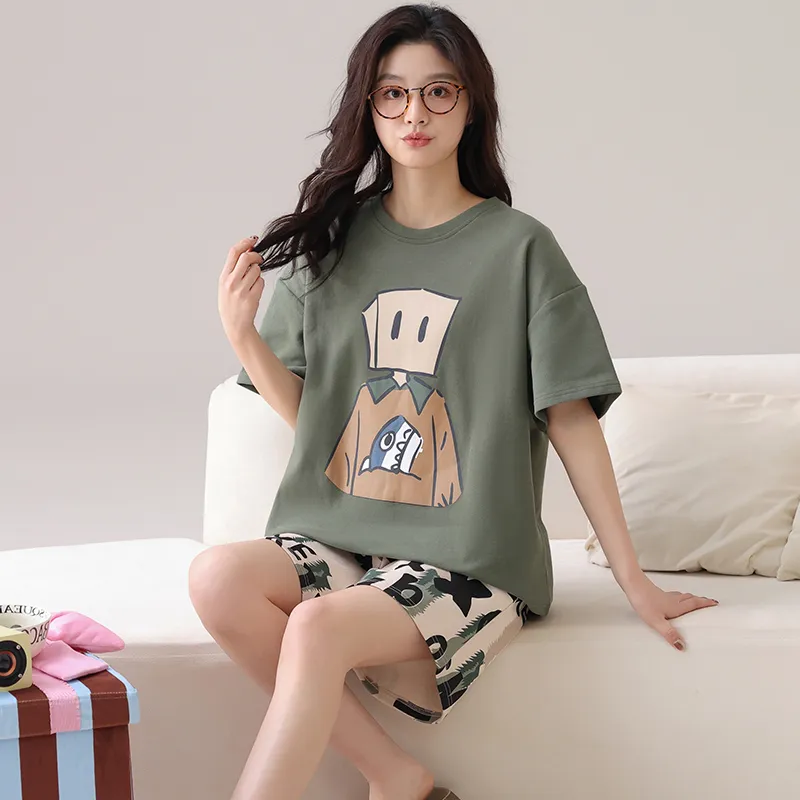 Pretty lady Women's Pajama Sets-2