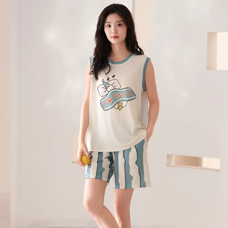 Pretty lady Women's Pajama Sets-3