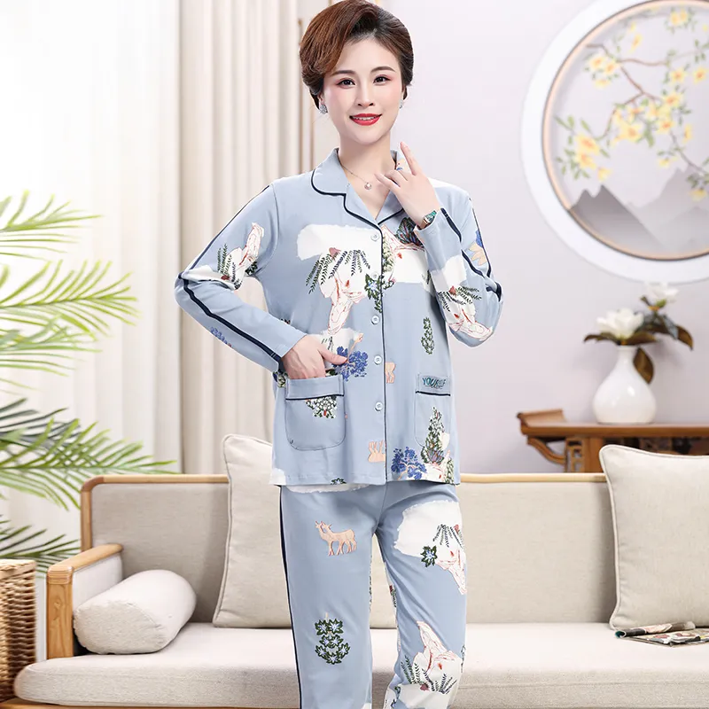 Pretty lady Women's Pajama Sets-13
