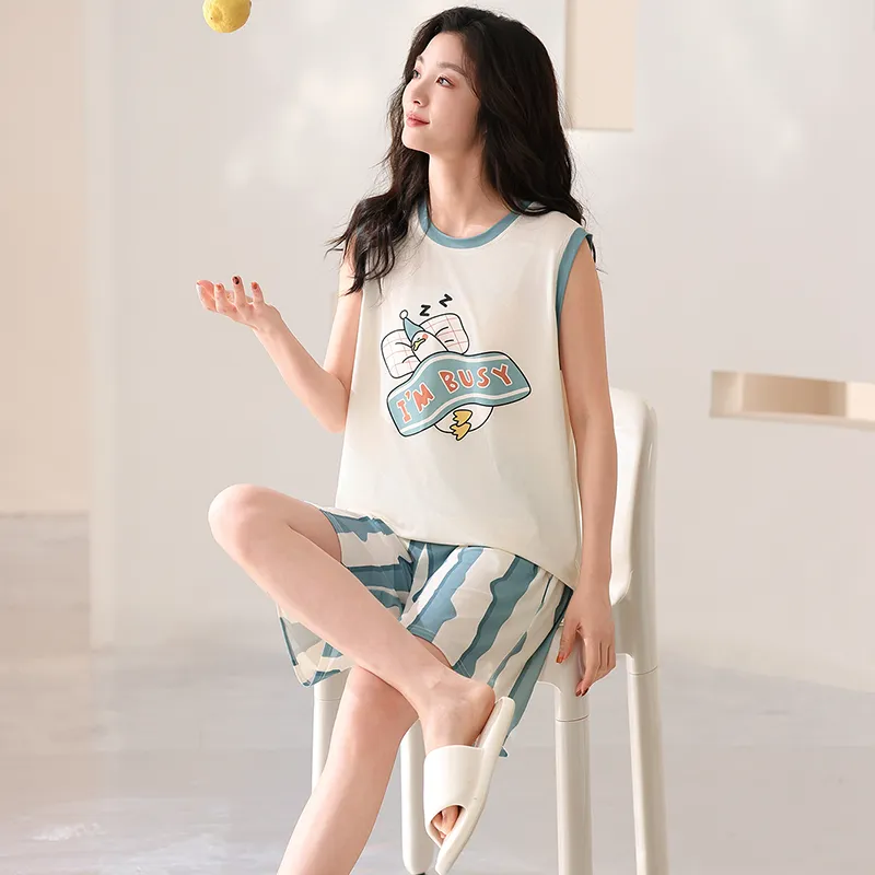 Pretty lady Women's Pajama Sets-2