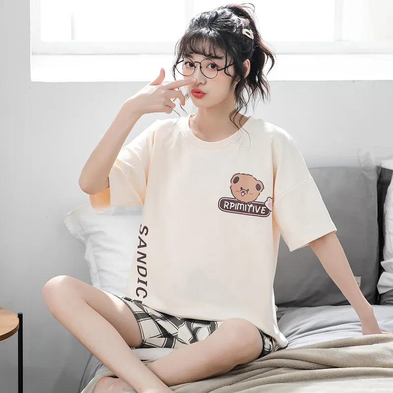 Pretty lady Women's Pajama Sets-4