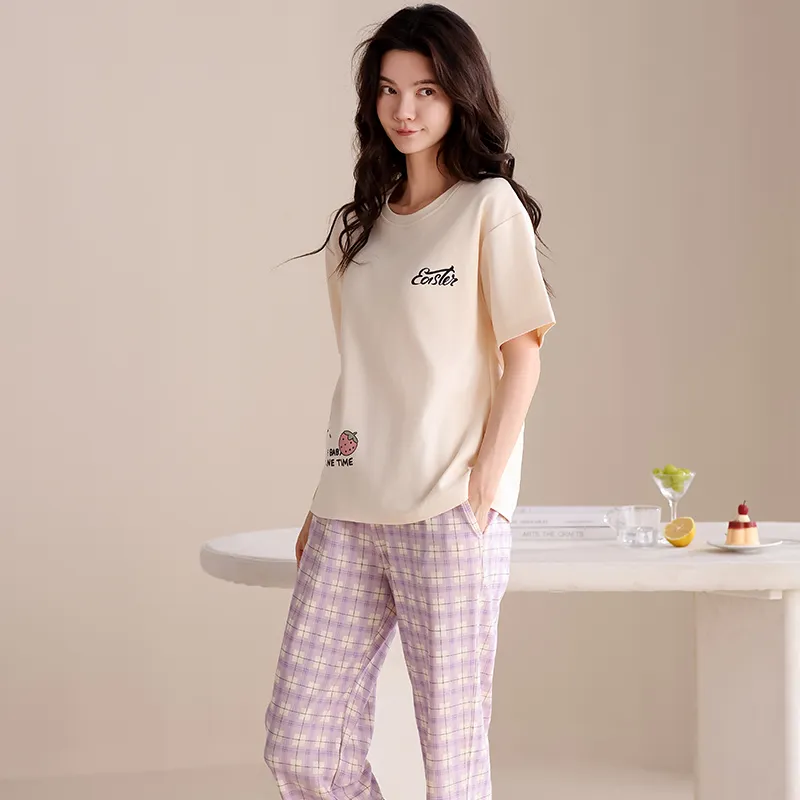 Pretty lady Women's Pajama Sets-5