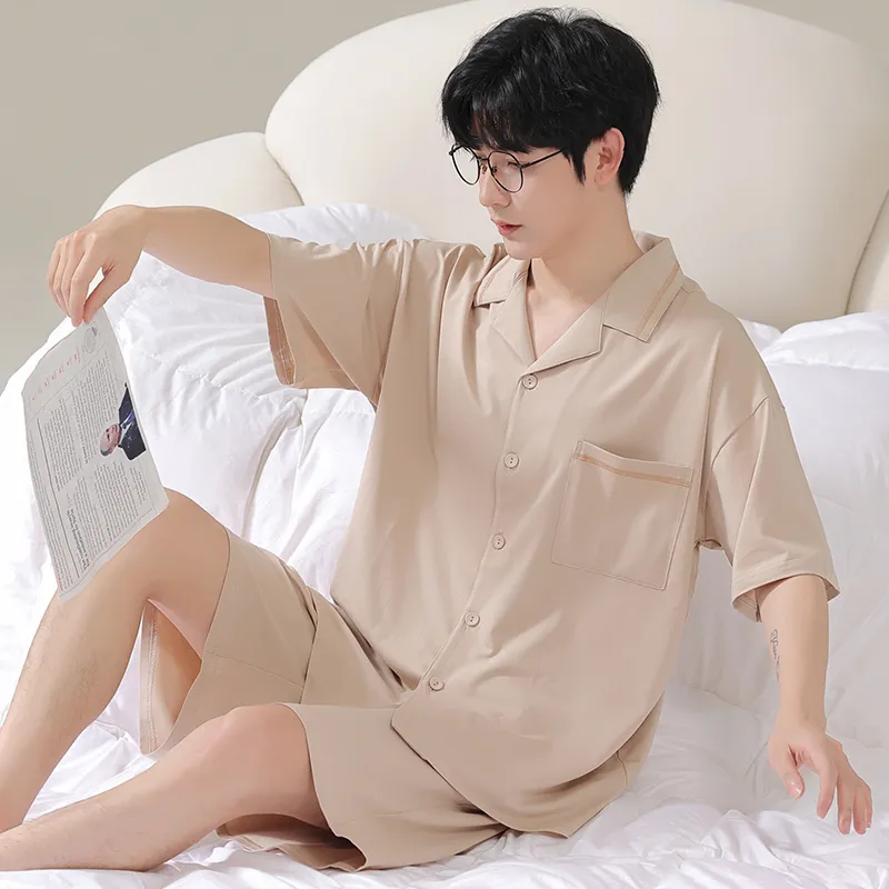 Pretty lady Men Pajama Sets-5
