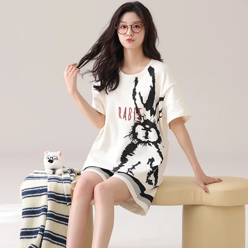 Pretty lady Women's Pajama Sets-2