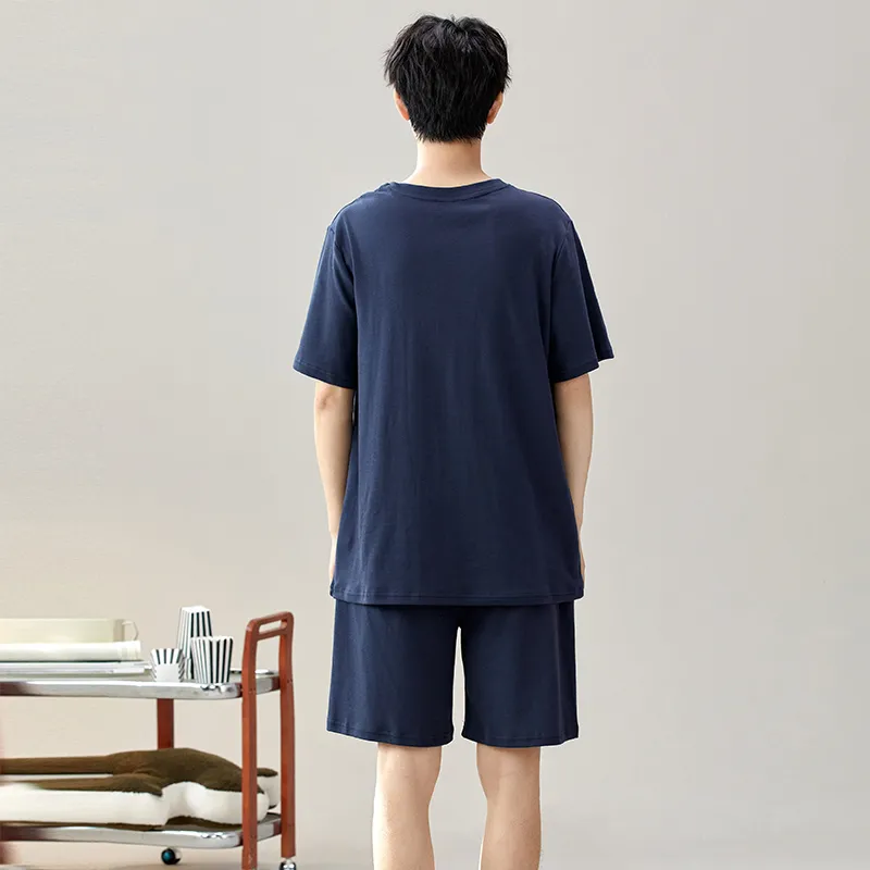 Pretty Lady Pajama Set Men's Blue-1