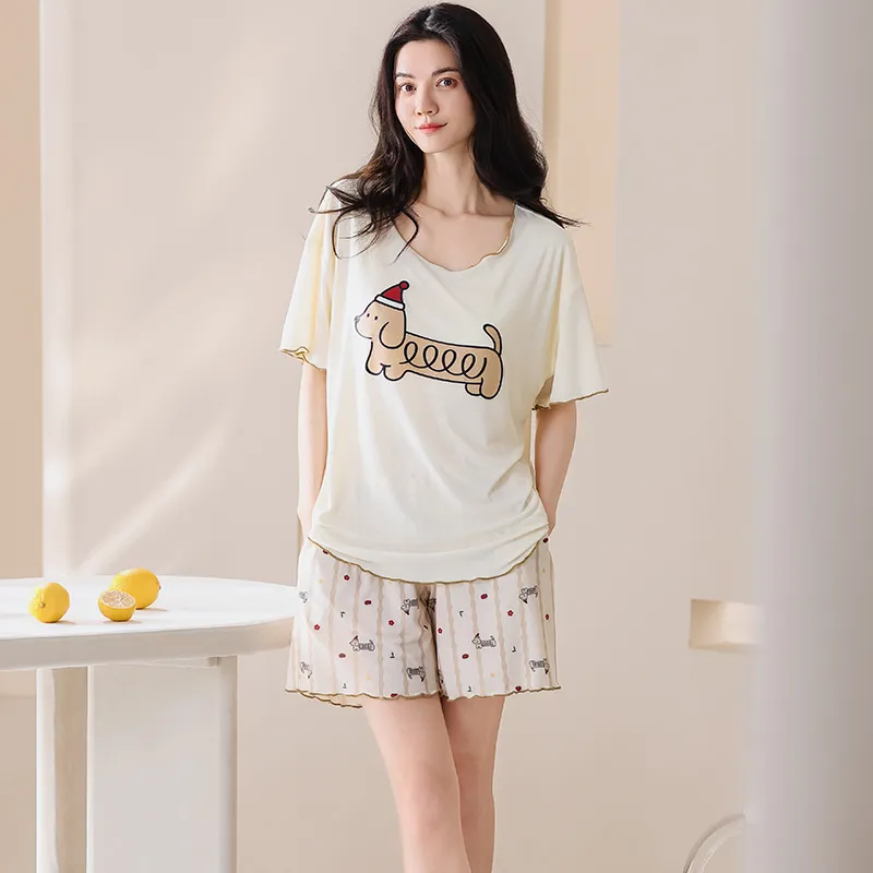 Pretty lady Women's Pajama Sets-3