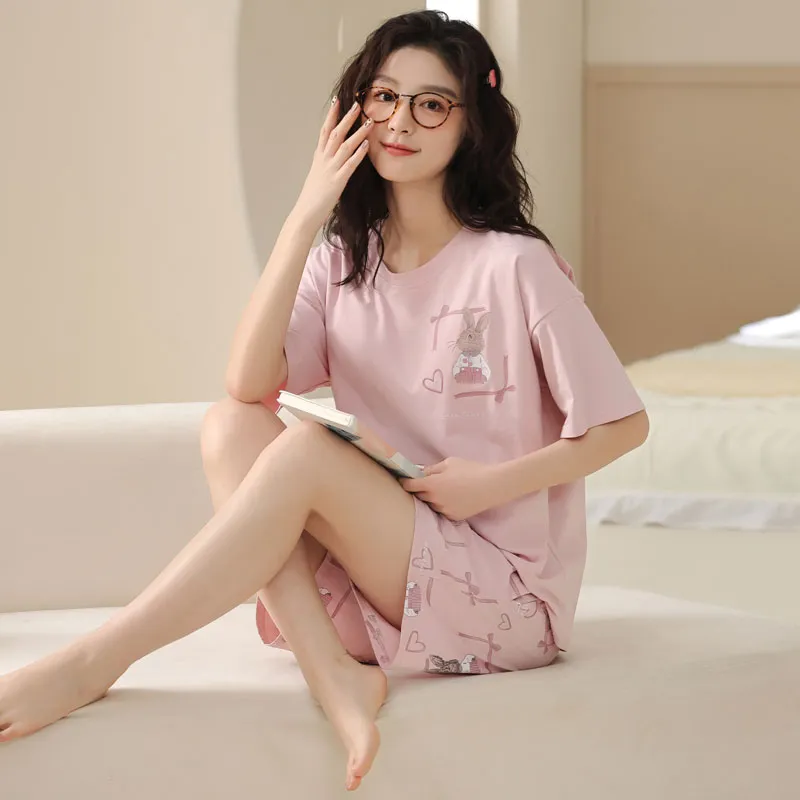 Pretty lady Women's Pajama Sets-4