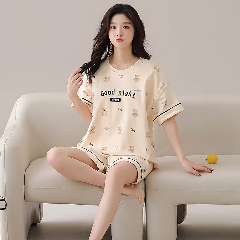 Pretty lady Women's Pajama Sets-4