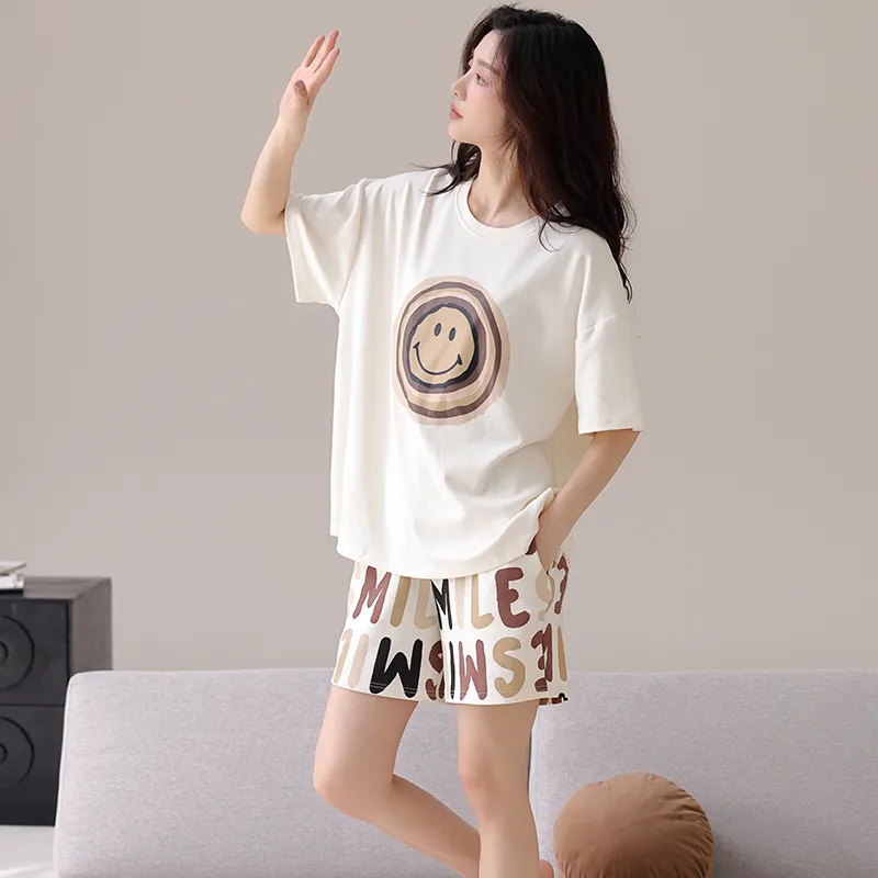 Pretty lady Women's Pajama Sets-3