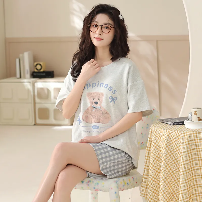 Pretty lady Women's Pajama Sets-5