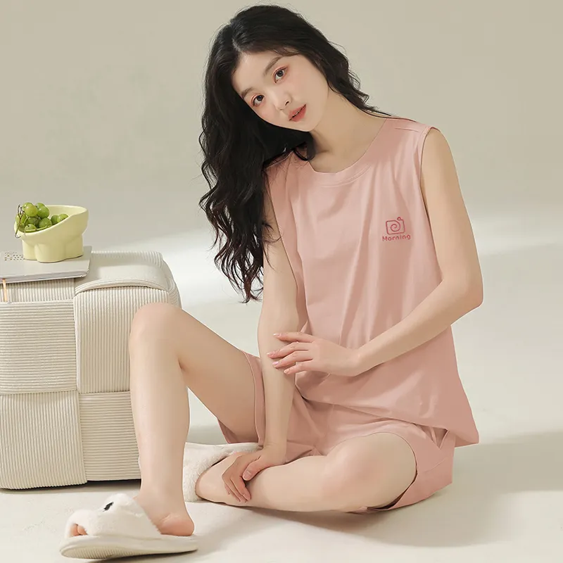 Pretty Lady Pajama Set Women's Light Pink-3